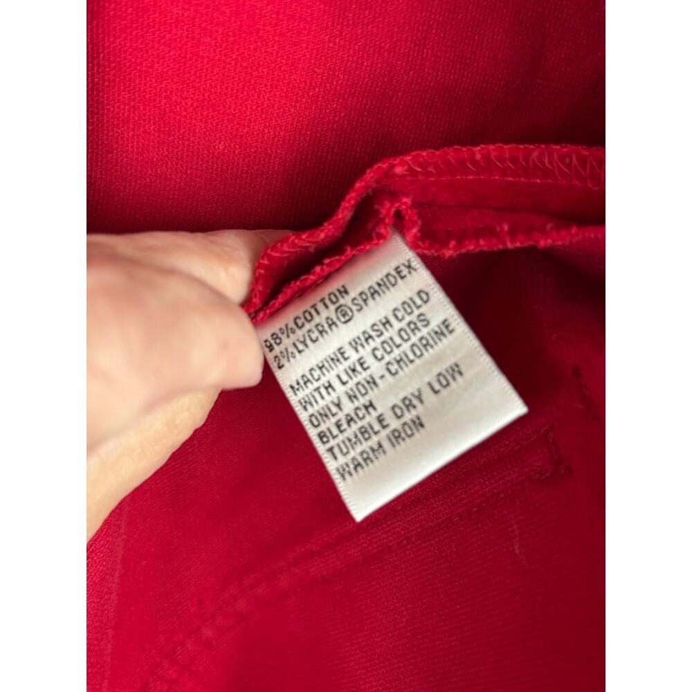Talbots Vintage Red Jacket with Oversized Buttons Size 14W - Picture 6 of 9